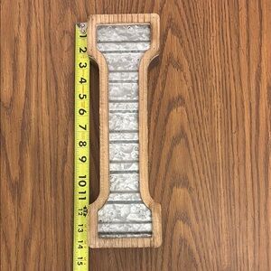Wood and Metal Decorative Letter I
